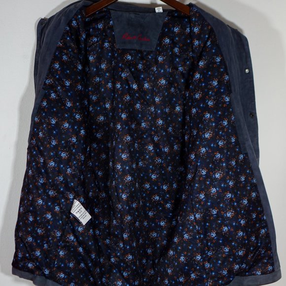 Suede Blue/Grey Shirt Jacket - Picture 10 of 10